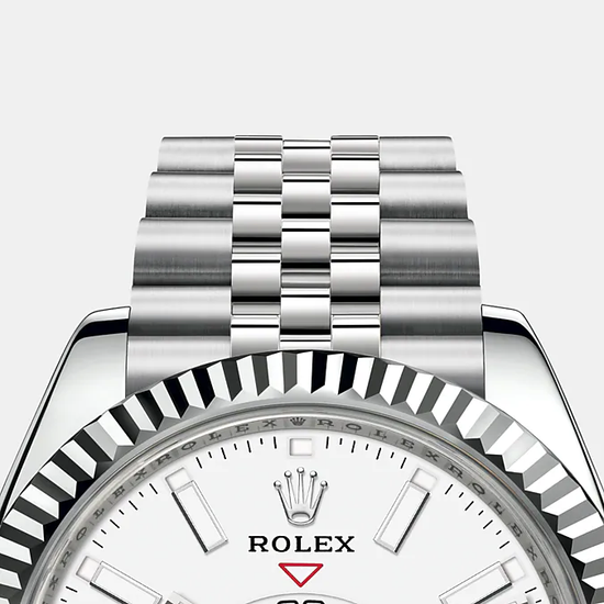 Rolex Replica Watch Sky-Dweller 42mm, Oystersteel and 18k White Gold, 326934-0002