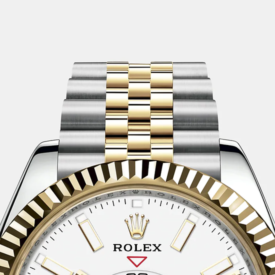 Rolex Replica Watch Sky-Dweller 42mm, Oystersteel and 18k Yellow Gold, 336933-0006
