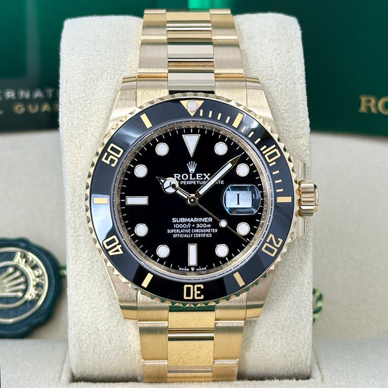 Rolex Replica Watch Submariner Date, 18k Yellow Gold, 41mm, 126618ln-0002