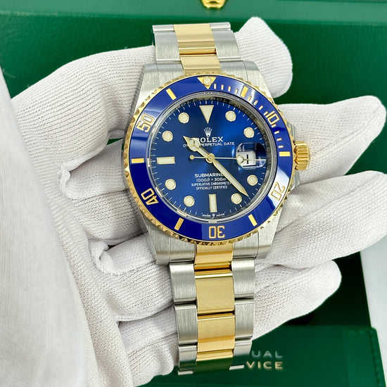 Rolex Replica Watch Submariner Date, Stainless Steel and 18k Yellow Gold, 41mm, 126613lb-0002