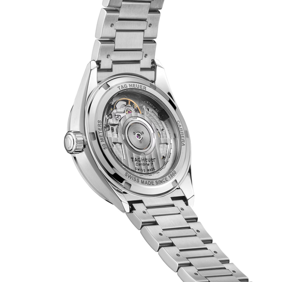 TAG Heuer Carrera Calibre 7 Date, Stainless Steel set with Diamonds, 36mm, WBN231A.BA0001