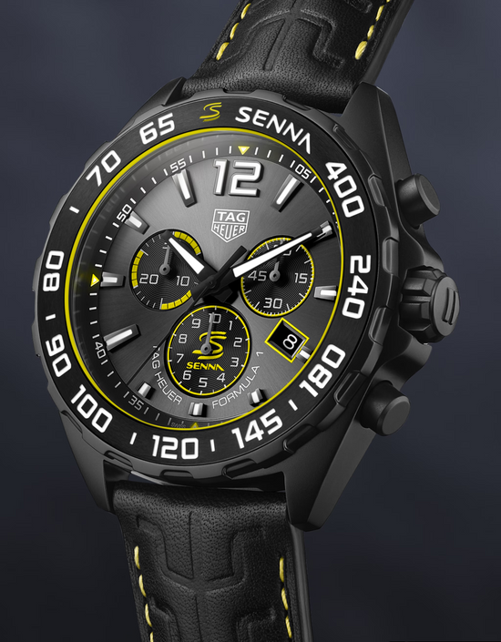 TAG Heuer Formula 1 Senna Chronograph, DLC Stainless Steel, 43mm, CAZ101AJ.FC6487