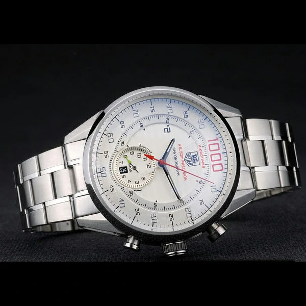 Tag Heuer MikroTimer Stainless Steel Strap White Dial new59257