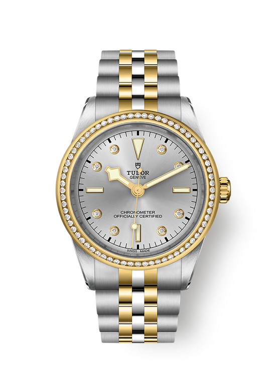 Tudor Replica Watch Black Bay 39 S &G, 316L Stainless Steel, 18k Yellow Gold and Diamonds, M79673-0006