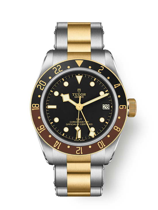 Tudor Replica Watch Black Bay GMT S &G, Stainless Steel and 18k Yellow Gold, 41mm, M79833MN-0001