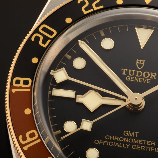 Tudor Replica Watch Black Bay GMT S &G, Stainless Steel and 18k Yellow Gold, 41mm, M79833MN-0003