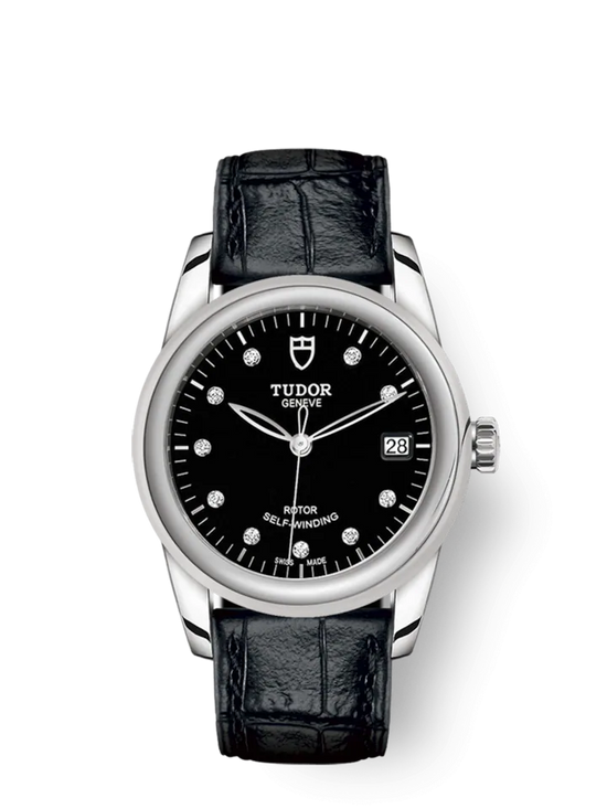 Tudor Replica Watch Glamour Date, Stainless Steel and Diamond-set, 36mm, M55000-0013