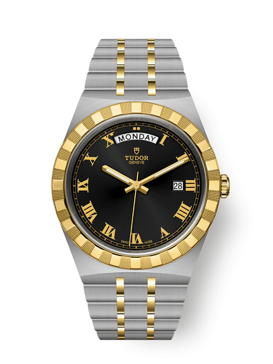 Tudor Replica Watch Royal, Stainless Steel and 18k Yellow Gold, 41mm, M28603-0003